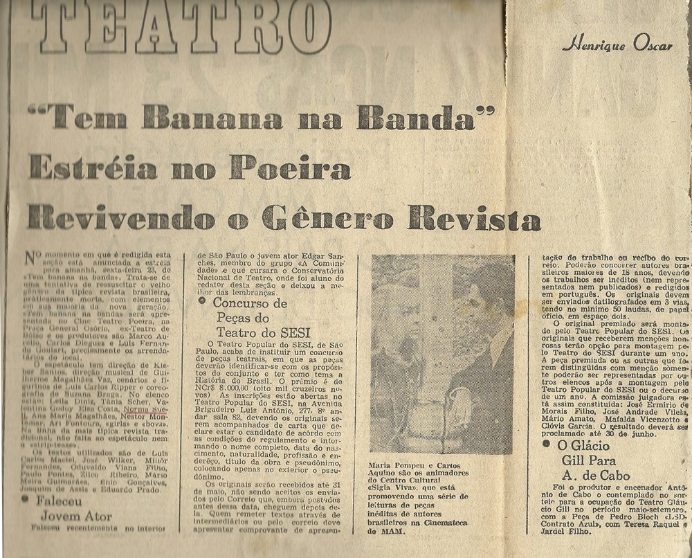 Tem Banana na Banda - Imprensa