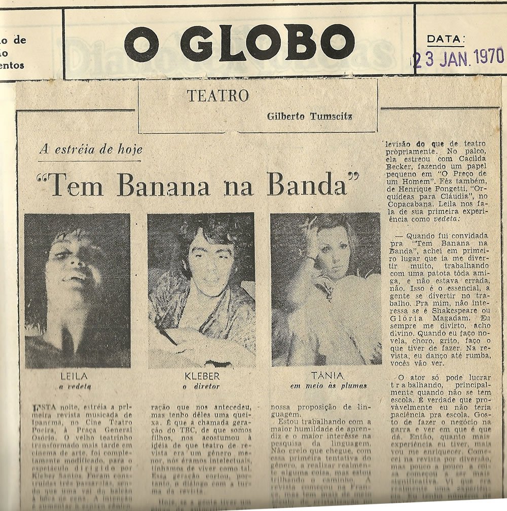 Tem Banana na Banda - Imprensa